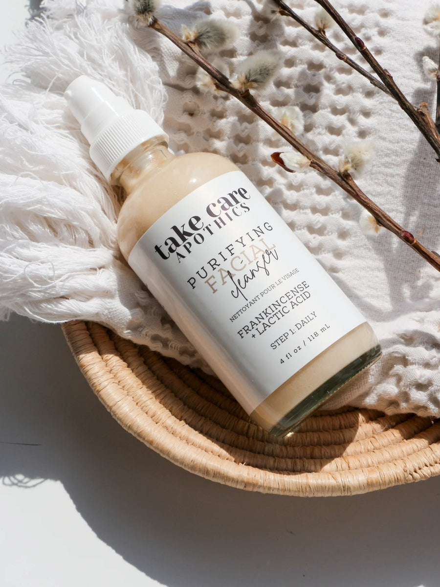 Take Care Apothics PURIFYING | FACIAL CLEANSER - Frankincense + Lactic Acid