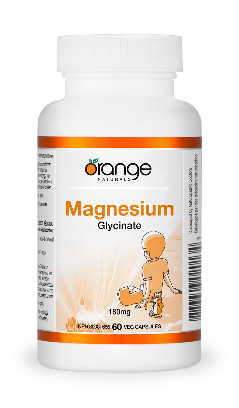 Orange Naturals Magnesium Glycinate 180mg